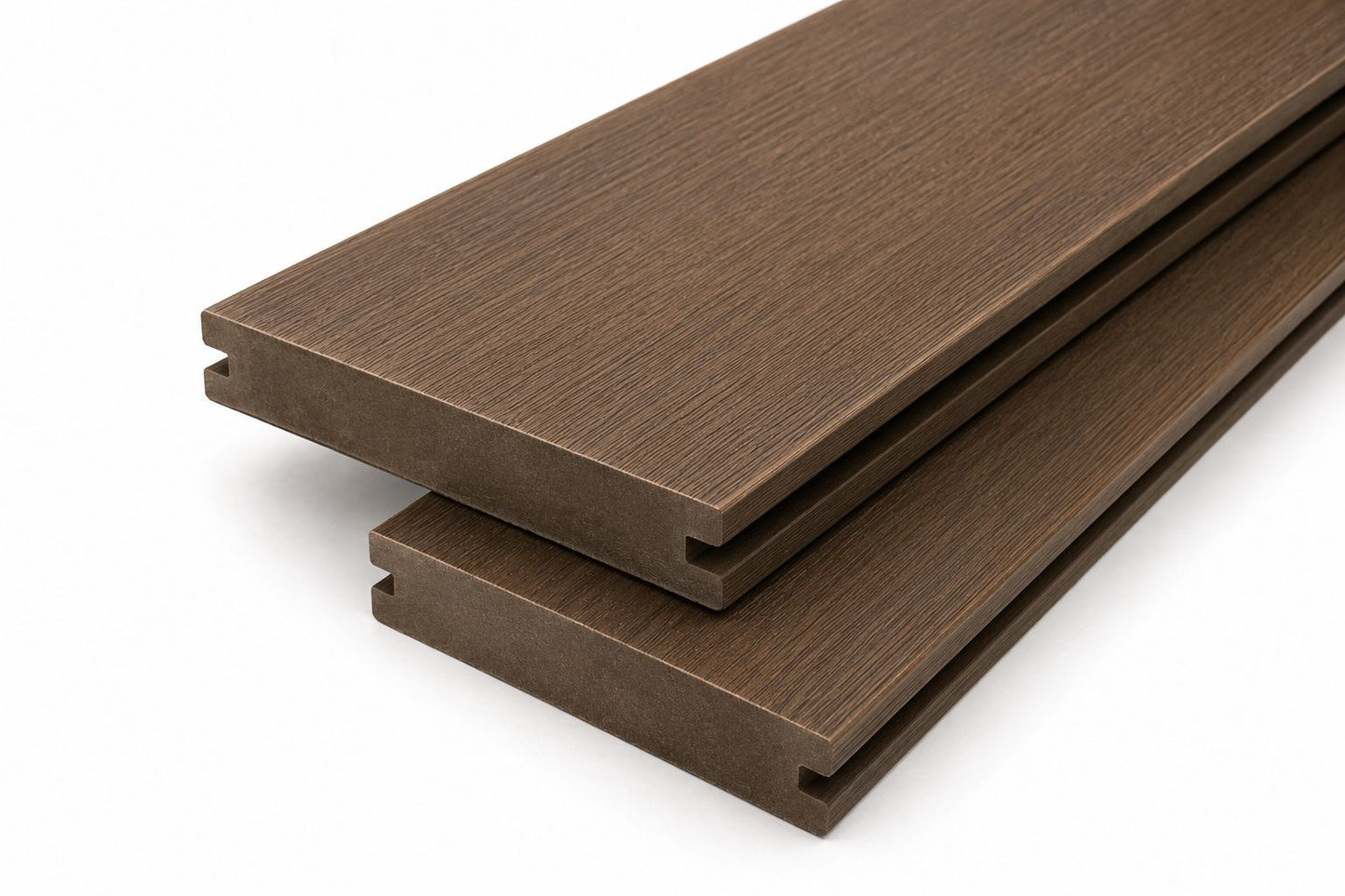 Deck Solido WPC tipo madera para exterior o interior.